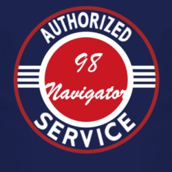 Authorized Service 1998 Lincoln Navigator Dark T Shirt