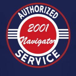 Authorized Service 2001 Lincoln Navigator Dark T Shirt