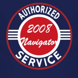 Authorized Service 2008 Lincoln Navigator Dark T Shirt