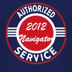 Authorized Service 2012 Lincoln Navigator Dark T Shirt