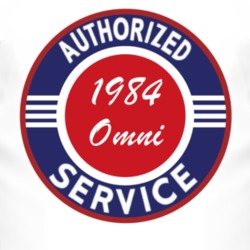 Authorized Service 1984 Dodge Omni T Shirt