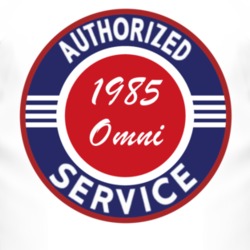 Authorized Service 1985 Dodge Omni T Shirt