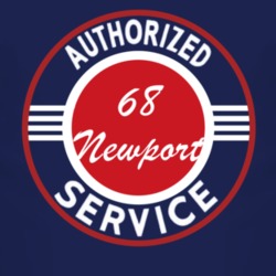 Authorized Service 1968 Chrysler Newport Dark T Shirt