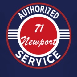 Authorized Service 1971 Chrysler Newport Dark T Shirt