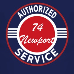 Authorized Service 1974 Chrysler Newport Dark T Shirt