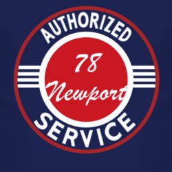 Authorized Service 1978 Chrysler Newport Dark T Shirt