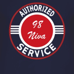 Authorized Service 1998 Chevy Niva Dark T Shirt