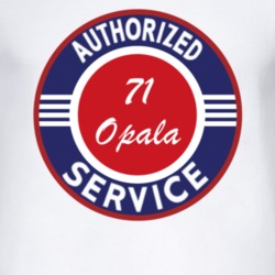 Authorized Service 1971 Chevy Opala T Shirt