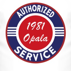 Authorized Service 1981 Chevy Opala T Shirt