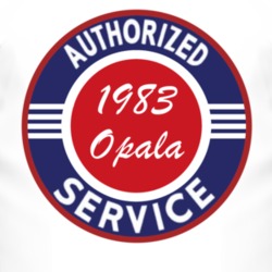 Authorized Service 1983 Chevy Opala T Shirt