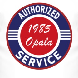 Authorized Service 1985 Chevy Opala T Shirt