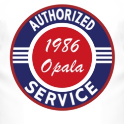 Authorized Service 1986 Chevy Opala T Shirt
