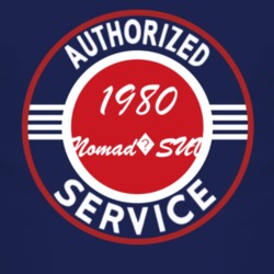 Authorized Service 1980 Chevy Nomad?SUV Dark T Shirt