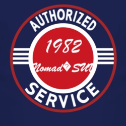 Authorized Service 1982 Chevy Nomad?SUV Dark T Shirt