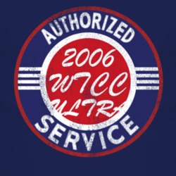 Authorized Service 2006 Chevy WTCC ULTRA Distressed Look Dark T Shirt