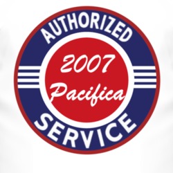Authorized Service 2007 Chrysler Pacifica T Shirt