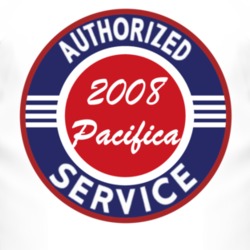 Authorized Service 2008 Chrysler Pacifica T Shirt