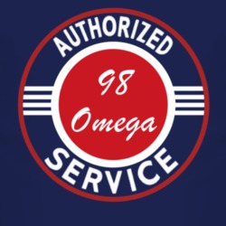 Authorized Service 1998 Chevy Omega Dark T Shirt