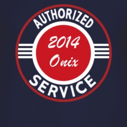 Authorized Service 2014 Chevy Onix Dark T Shirt