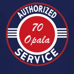 Authorized Service 1970 Chevy Opala Dark T Shirt