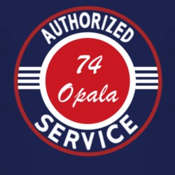 Authorized Service 1974 Chevy Opala Dark T Shirt