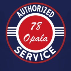 Authorized Service 1978 Chevy Opala Dark T Shirt
