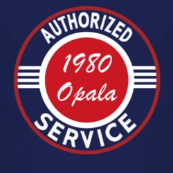 Authorized Service 1980 Chevy Opala Dark T Shirt