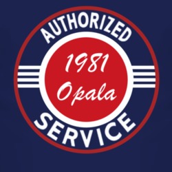 Authorized Service 1981 Chevy Opala Dark T Shirt