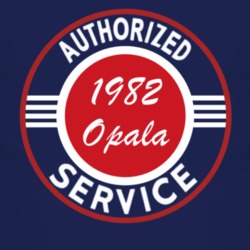 Authorized Service 1982 Chevy Opala Dark T Shirt