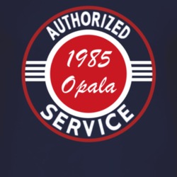 Authorized Service 1985 Chevy Opala Dark T Shirt