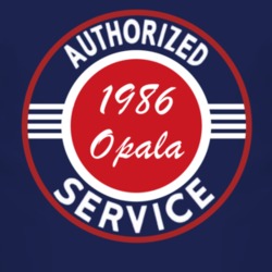 Authorized Service 1986 Chevy Opala Dark T Shirt