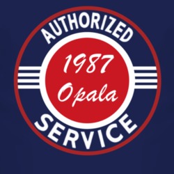 Authorized Service 1987 Chevy Opala Dark T Shirt