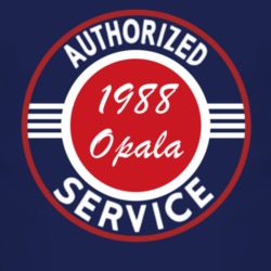Authorized Service 1988 Chevy Opala Dark T Shirt