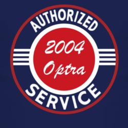 Authorized Service 2004 Chevy Optra Dark T Shirt