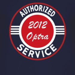 Authorized Service 2012 Chevy Optra Dark T Shirt