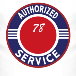 Authorized Service 1978 Pioneer T Shirt