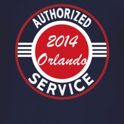 Authorized Service 2014 Chevy Orlando Dark T Shirt