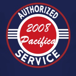 Authorized Service 2008 Chrysler Pacifica Dark T Shirt