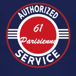 Authorized Service 1961 Pontiac Parisienne Dark T Shirt