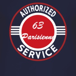 Authorized Service 1963 Pontiac Parisienne Dark T Shirt