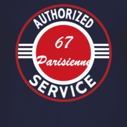 Authorized Service 1967 Pontiac Parisienne Dark T Shirt