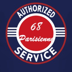 Authorized Service 1968 Pontiac Parisienne Dark T Shirt