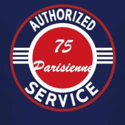Authorized Service 1975 Pontiac Parisienne Dark T Shirt