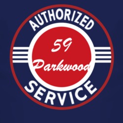 Authorized Service 1959 Chevy Parkwood Dark T Shirt