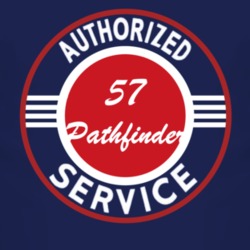 Authorized Service 1957 Pontiac Pathfinder Dark T Shirt