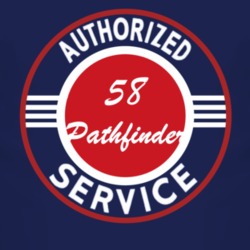 Authorized Service 1958 Pontiac Pathfinder Dark T Shirt
