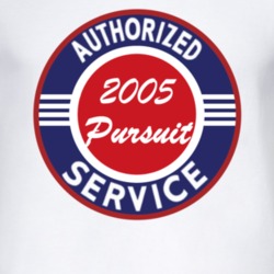 Authorized Service 2005 Pontiac Pursuit T Shirt