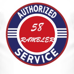 Authorized Service 1958 AMC RAMBLER T Shirt
