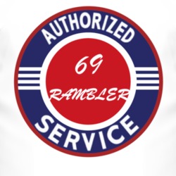 Authorized Service 1969 AMC RAMBLER T Shirt