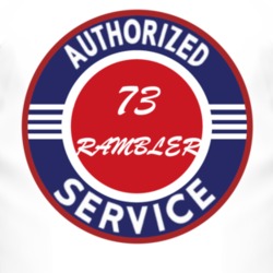 Authorized Service 1973 AMC RAMBLER T Shirt